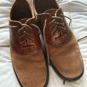 Johnston & Murphy Two-Tone Brown Oxford Shoes
